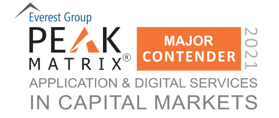 ADS In Capital Markets Services 2021 PEAK Matrix Award Logo Major Contender 0